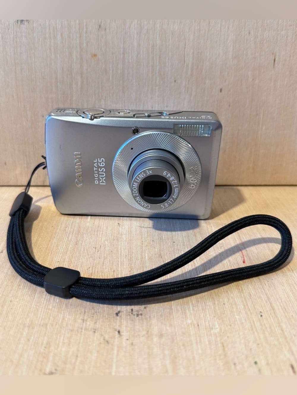 Canon Digital IXUS 65 6.0MP SD630 Camera Silver Tested Good w/Card-Bat-Char Read